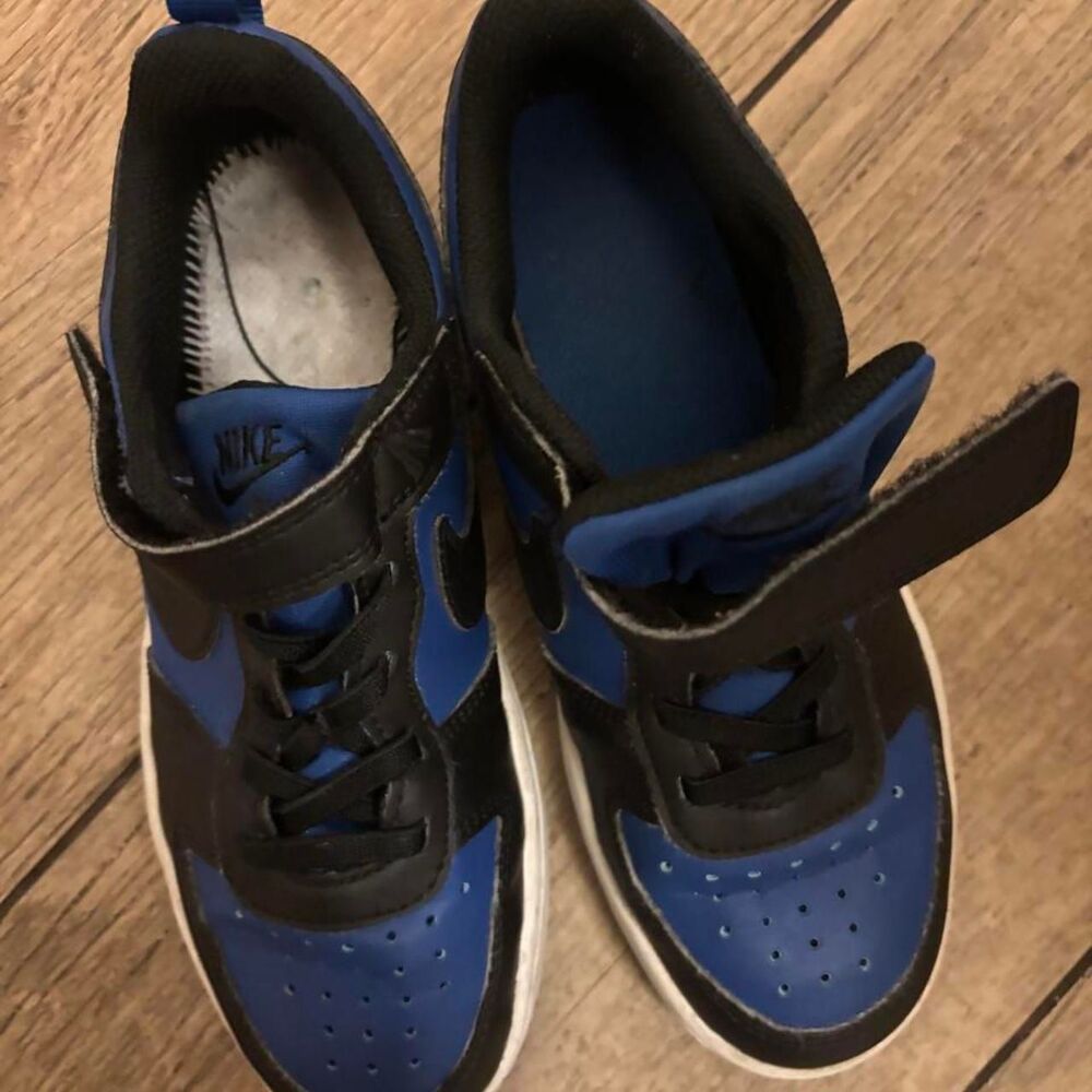 Nike Men's Blue and Navy First-shoes-baby-shoes